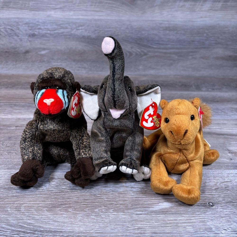 TY Beanie Babies Original Collection and 2000s Collection Jungle Safari Animals